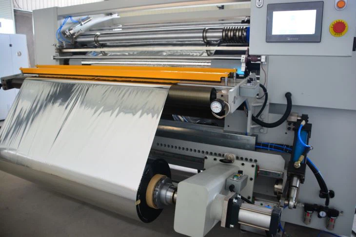 cold foil spooling slitting machine